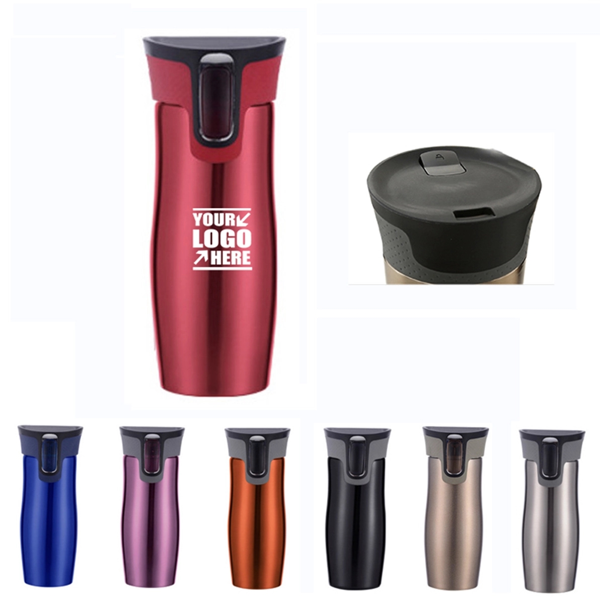 14 Oz Stainless Steel Double Wall Travel Thermos 2