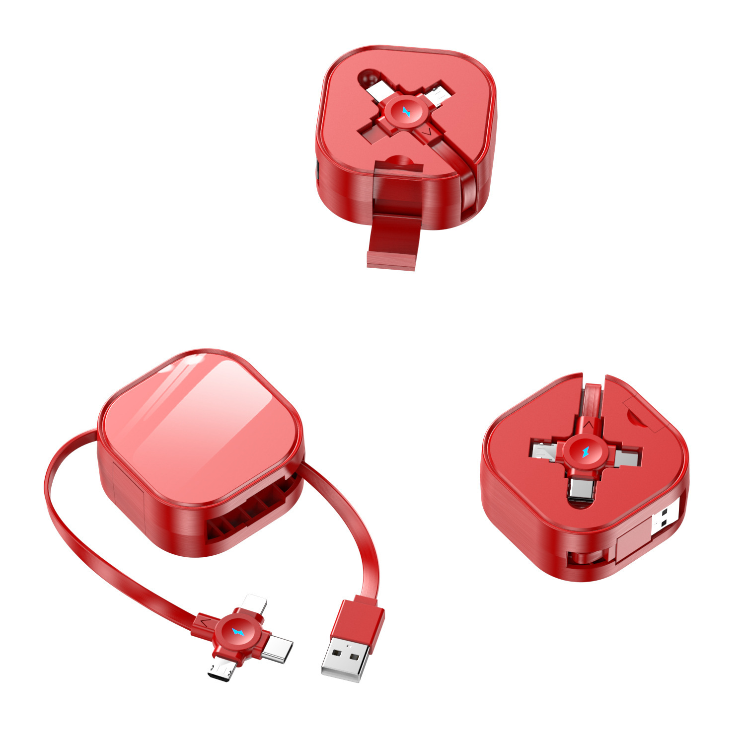 3-in-1 Charging Cable with a Phone Stand 6