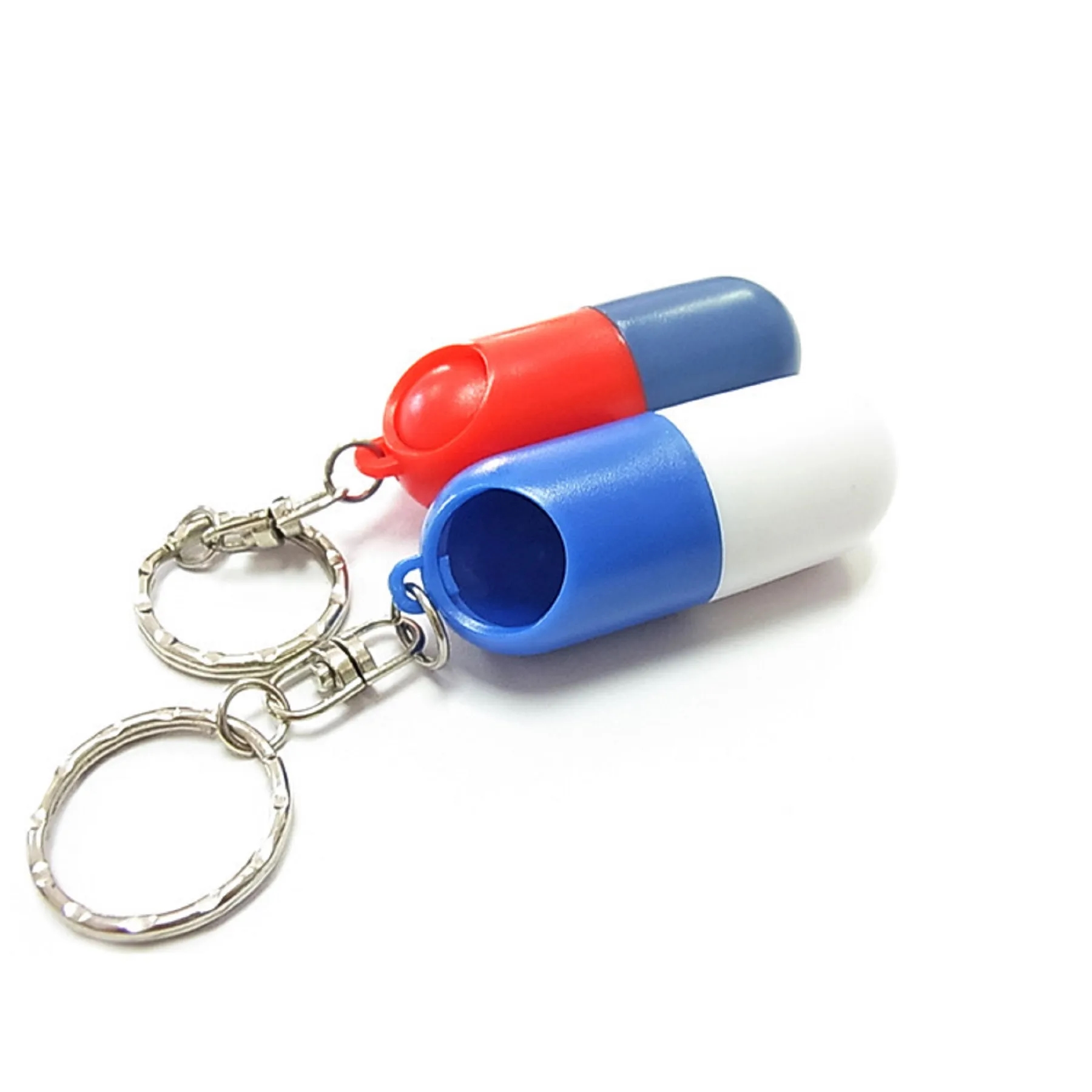 Capsule Shape Plastic Pill Box 2