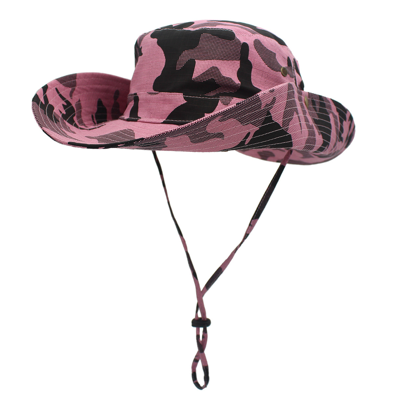 Wide Brim Summer Camouflage Beach Sun Hat 5