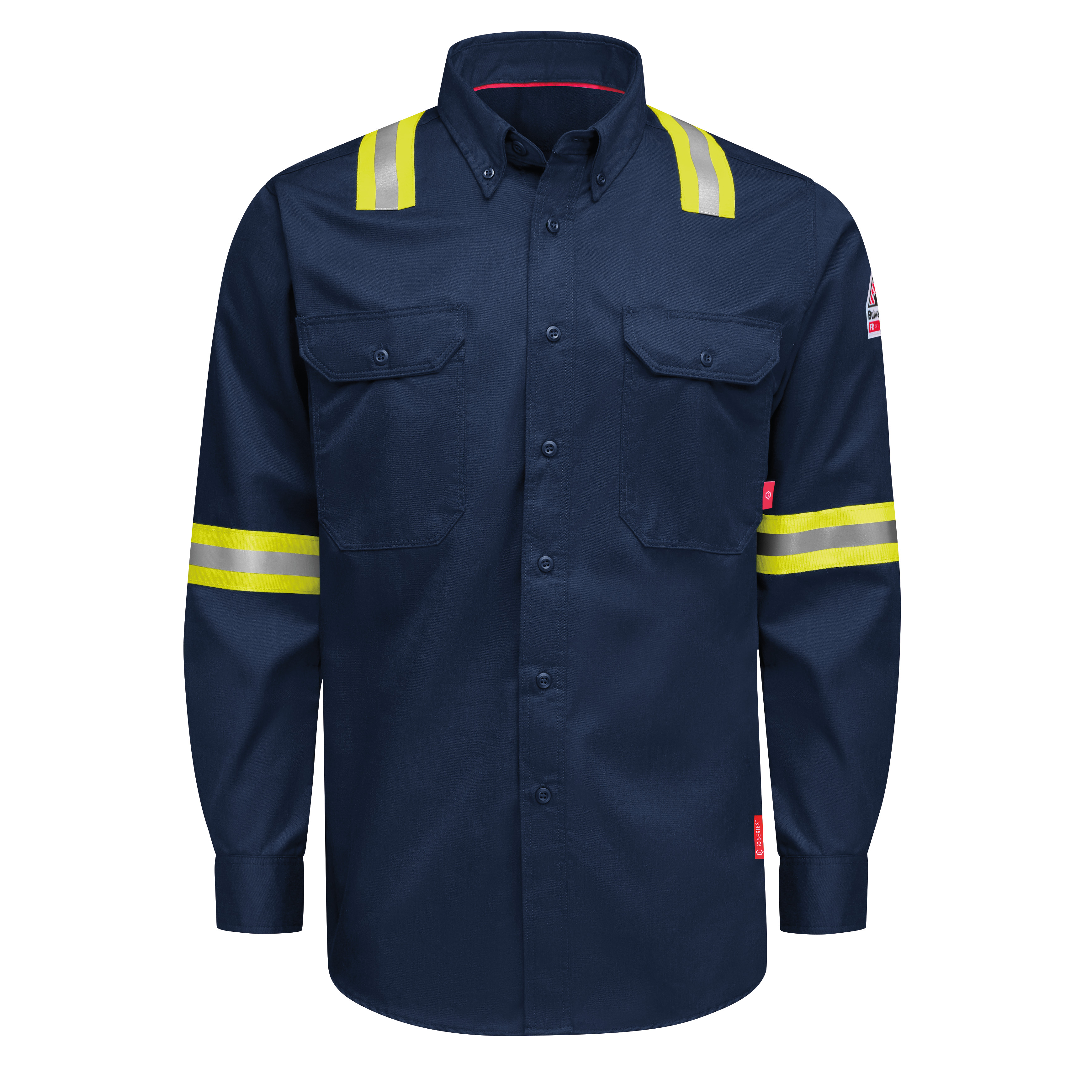 Bulwark® iQ Series Men's Enhanced-Vis Midweight Comfort Woven Shirt 3