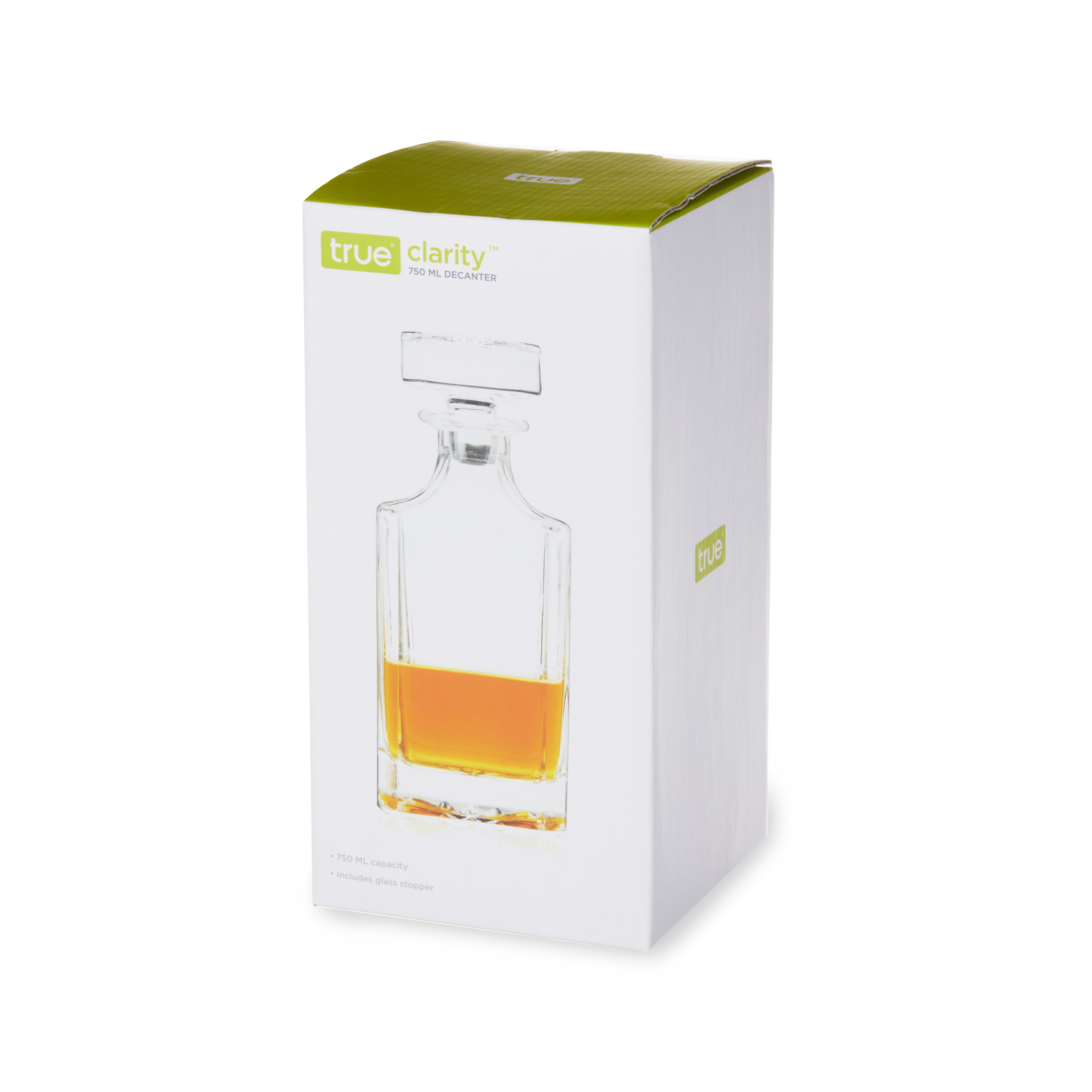 True® Clarity 750ml Spirits Decanter 1