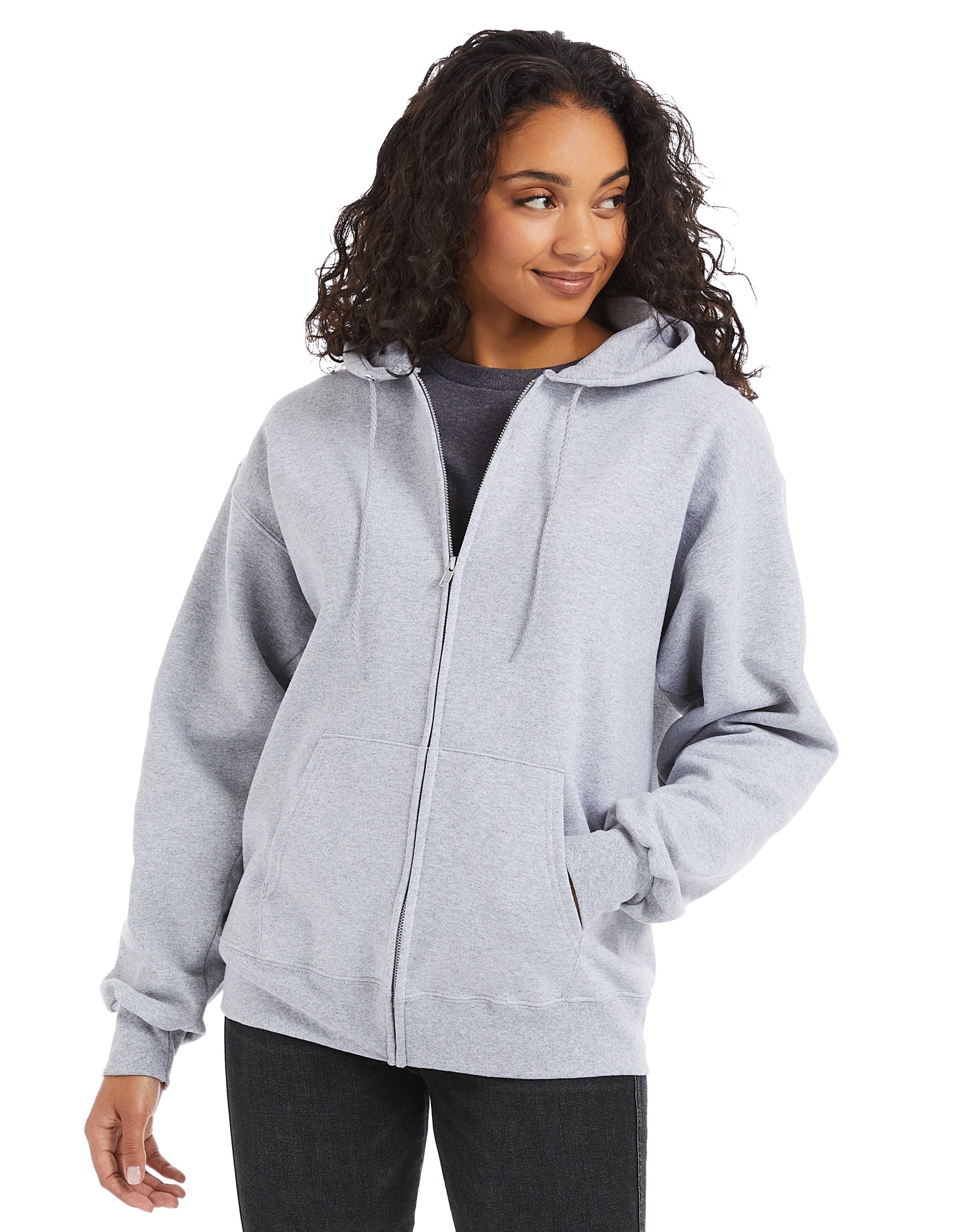 Hanes Ultimate Cotton® Full-Zip Fleece Hoodie 8