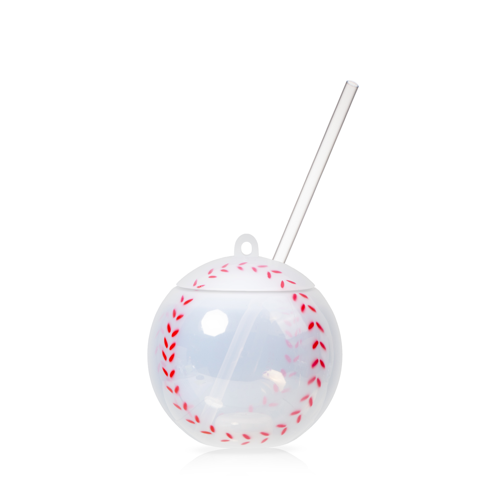 Light Up Baseball Cup with Lid and Straw 13