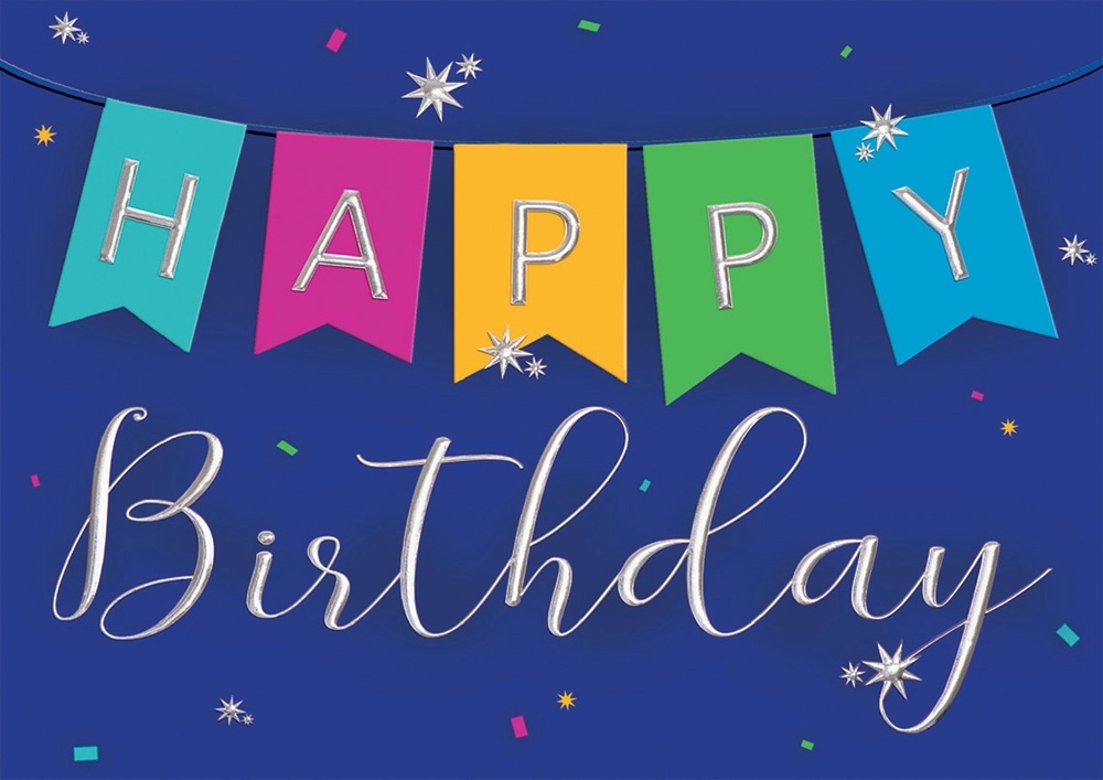 Birthday Banners Cards 1