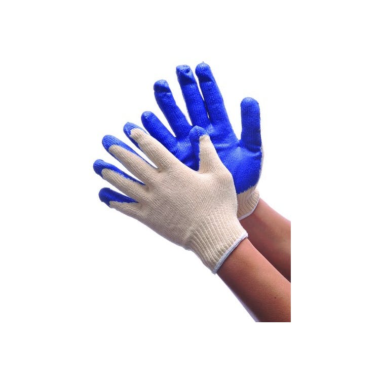 String Knit Gloves - Blue Large 2