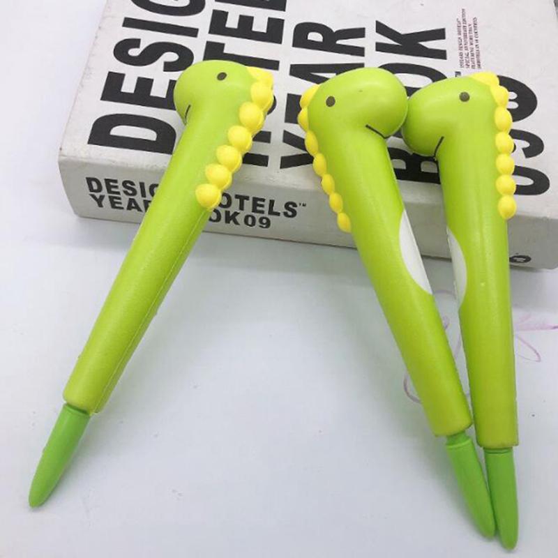 2 in 1 Cartoon Dinosaur Ball Pen and Squeeze Toy 5