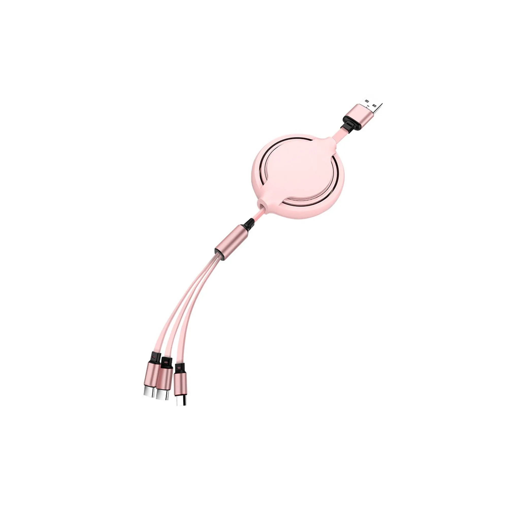 Retractable 3-In-1 Multi Charger Cable 15