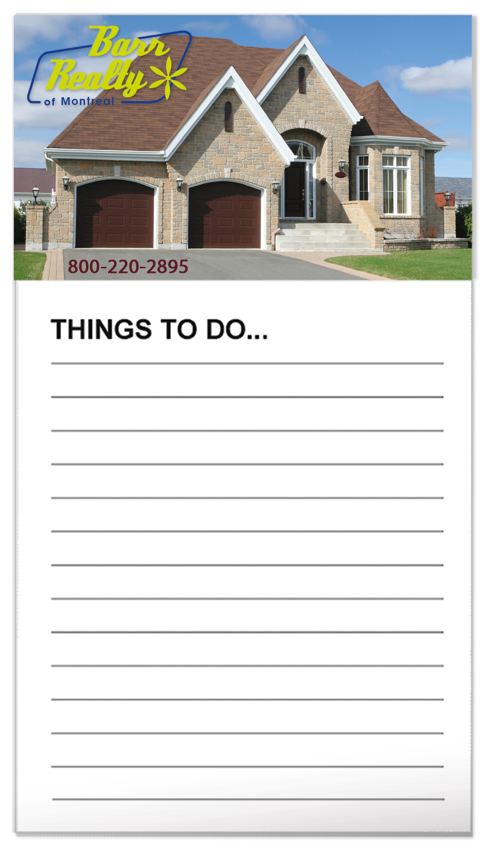 Good Value™ Business Card Magnet with 50-Sheet Notepad 4