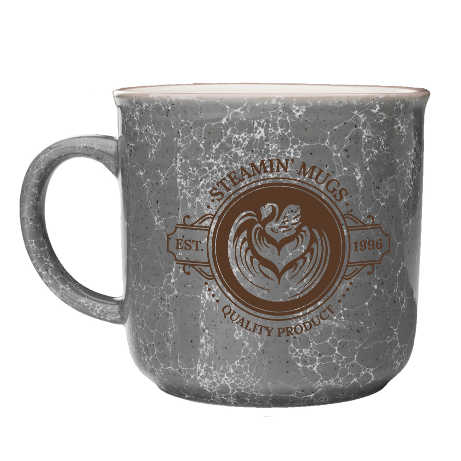 13 oz. Cairn Marble Coffee Mug (1 Color Imprint) 6