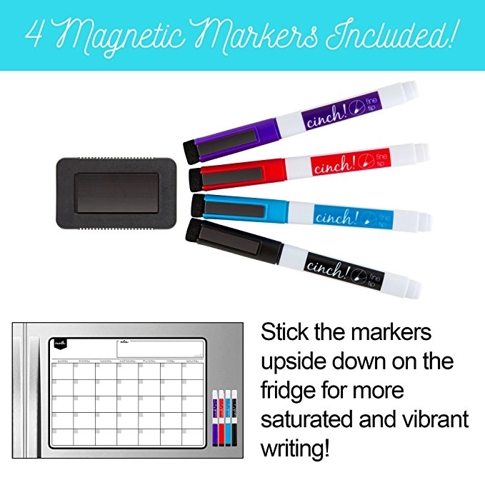 Smart Magnetic Dry Erase Calendar 2