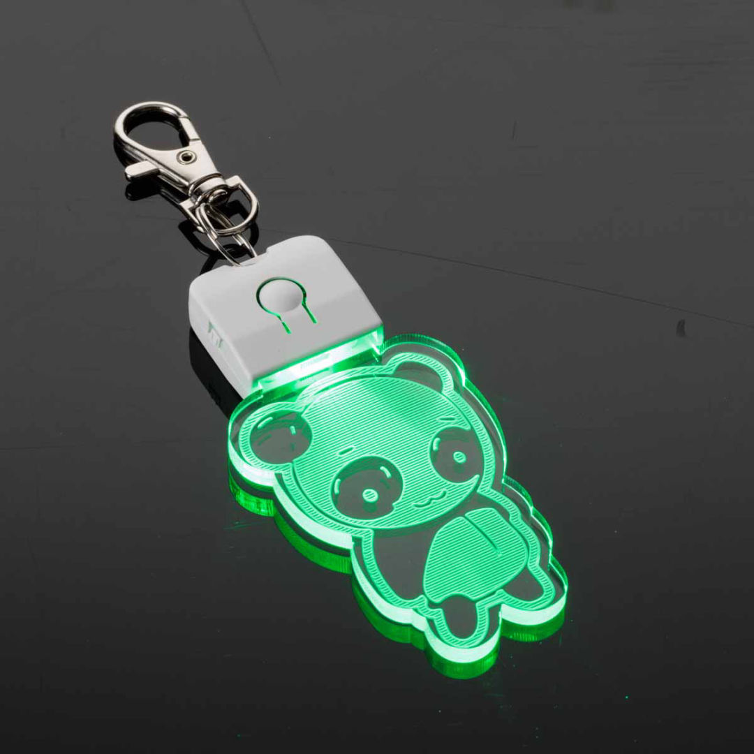 Acrylic Keychain - Custom Shapes with Zinc Alloy Clip
