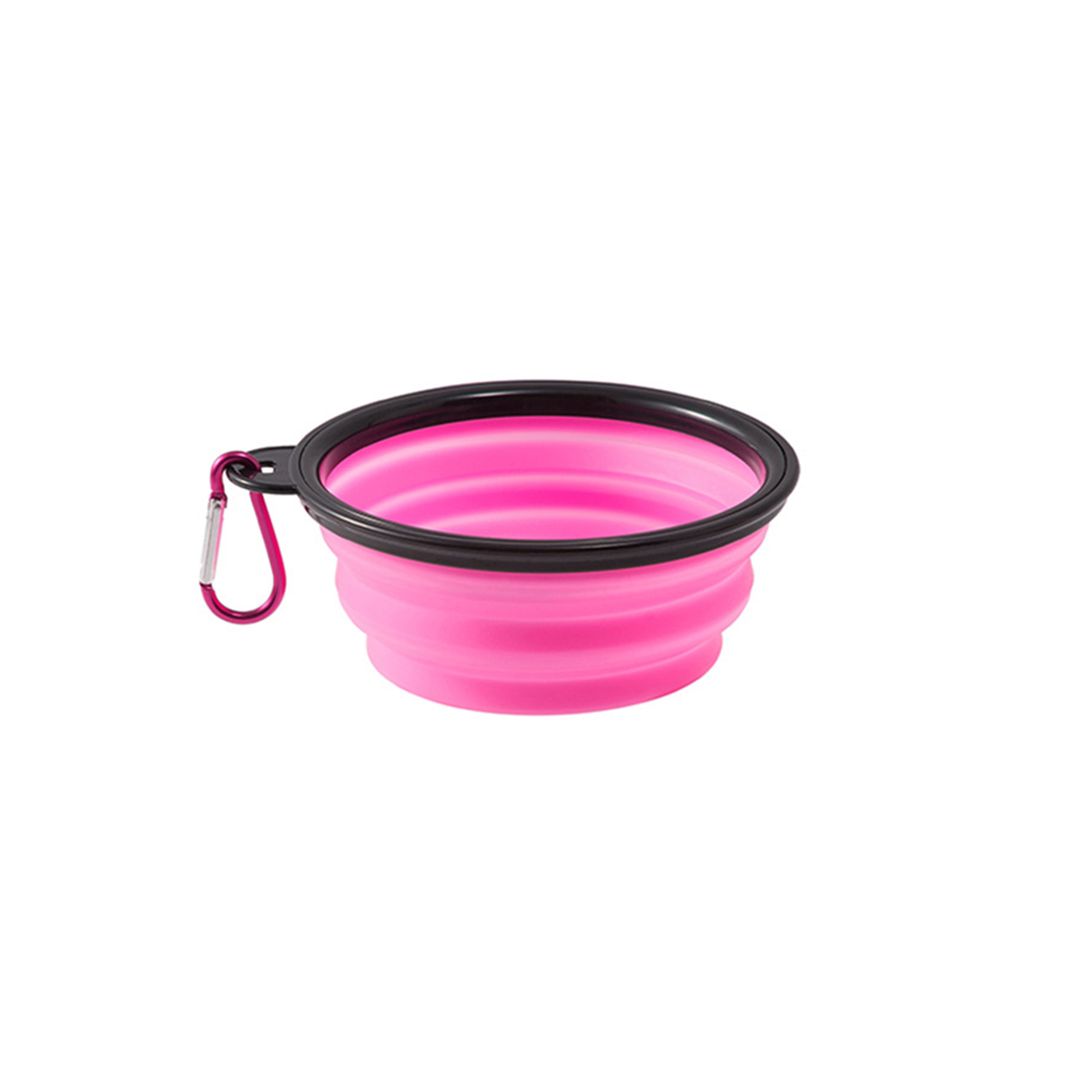 Portable Collapsible Pet Travel Dish With Carabiner 10
