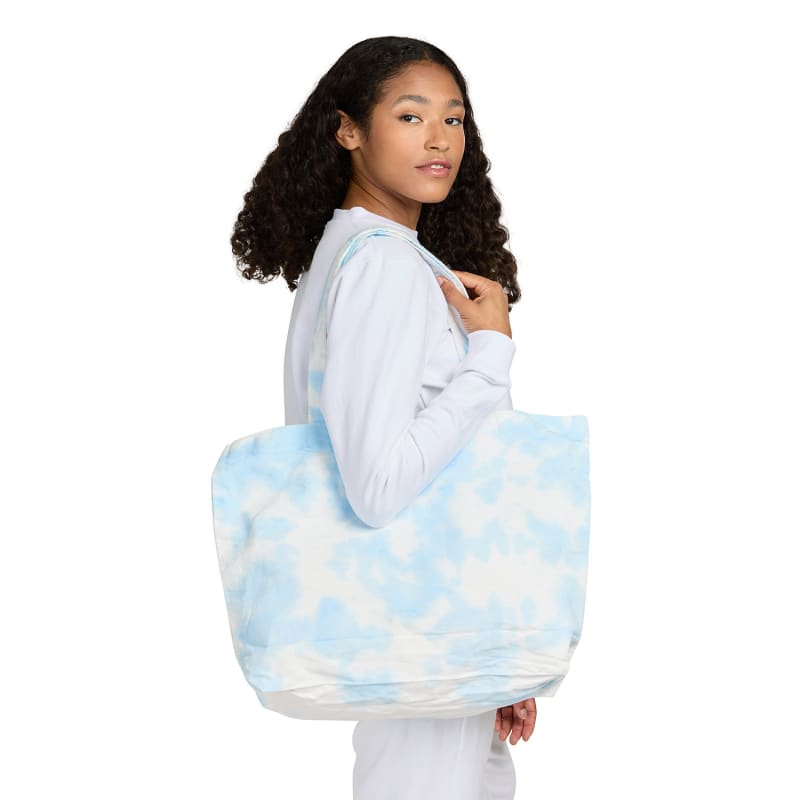 US Blanks Unisex Cloud Tie-Dye Large Canvas Shopper 6