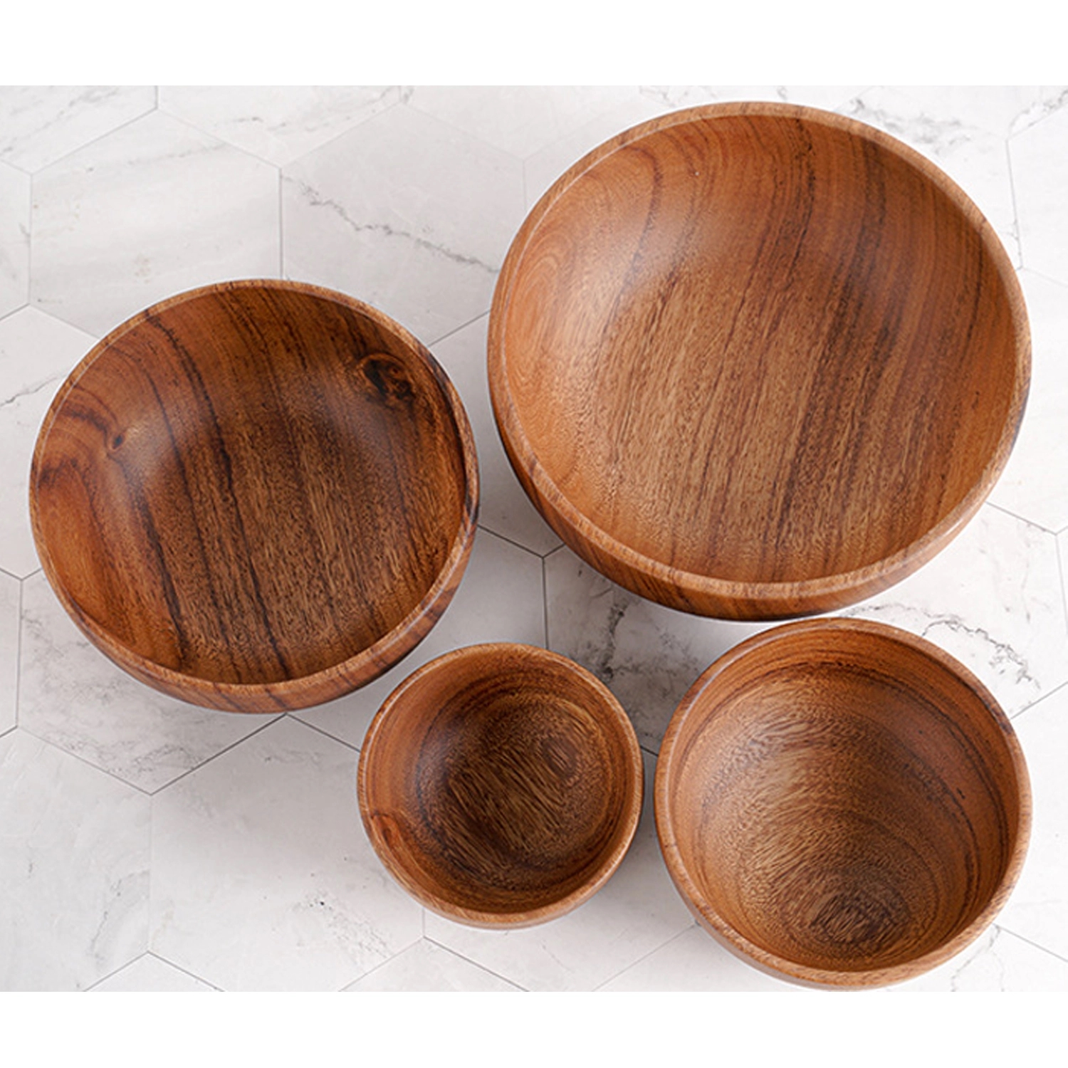 Round Wooden Bowls 2