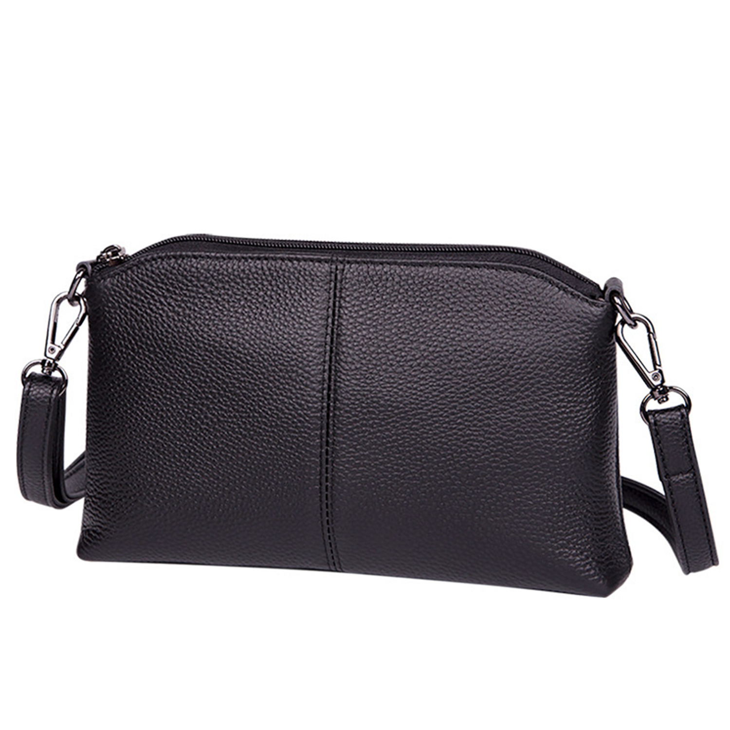 Small Genuine Leather Wristlet Clutch Wallet 3