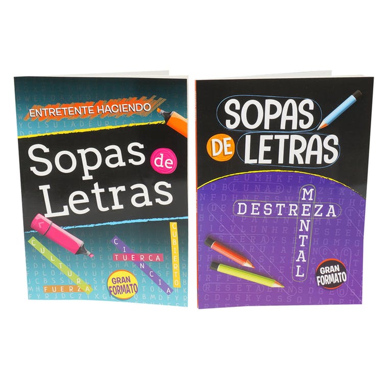 Spanish Word Search Books Large Format - 80 Pages Two Titles 1