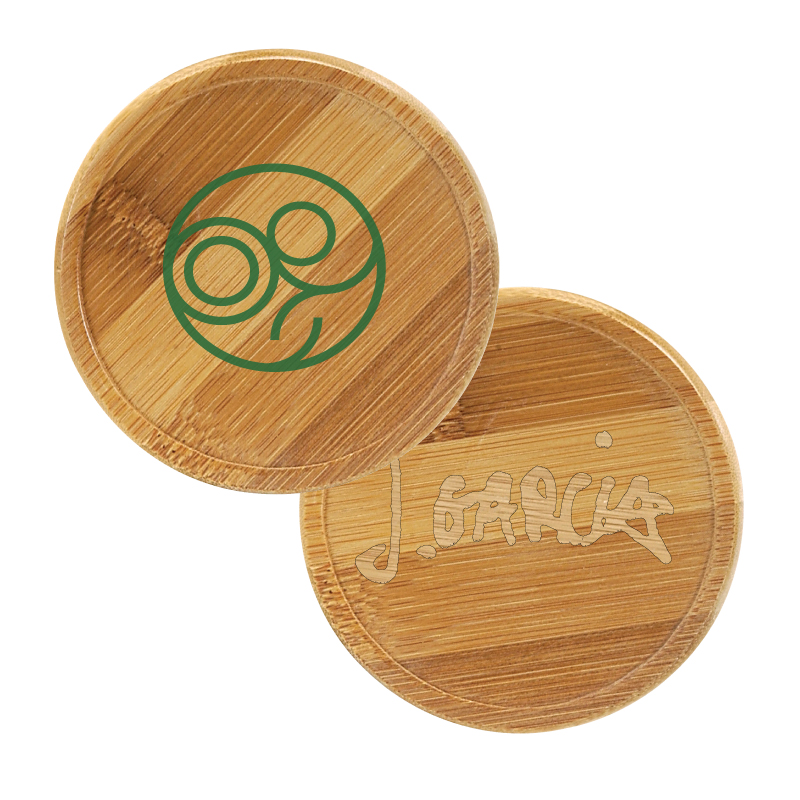 Bamboo Round Beverage Coaster 2