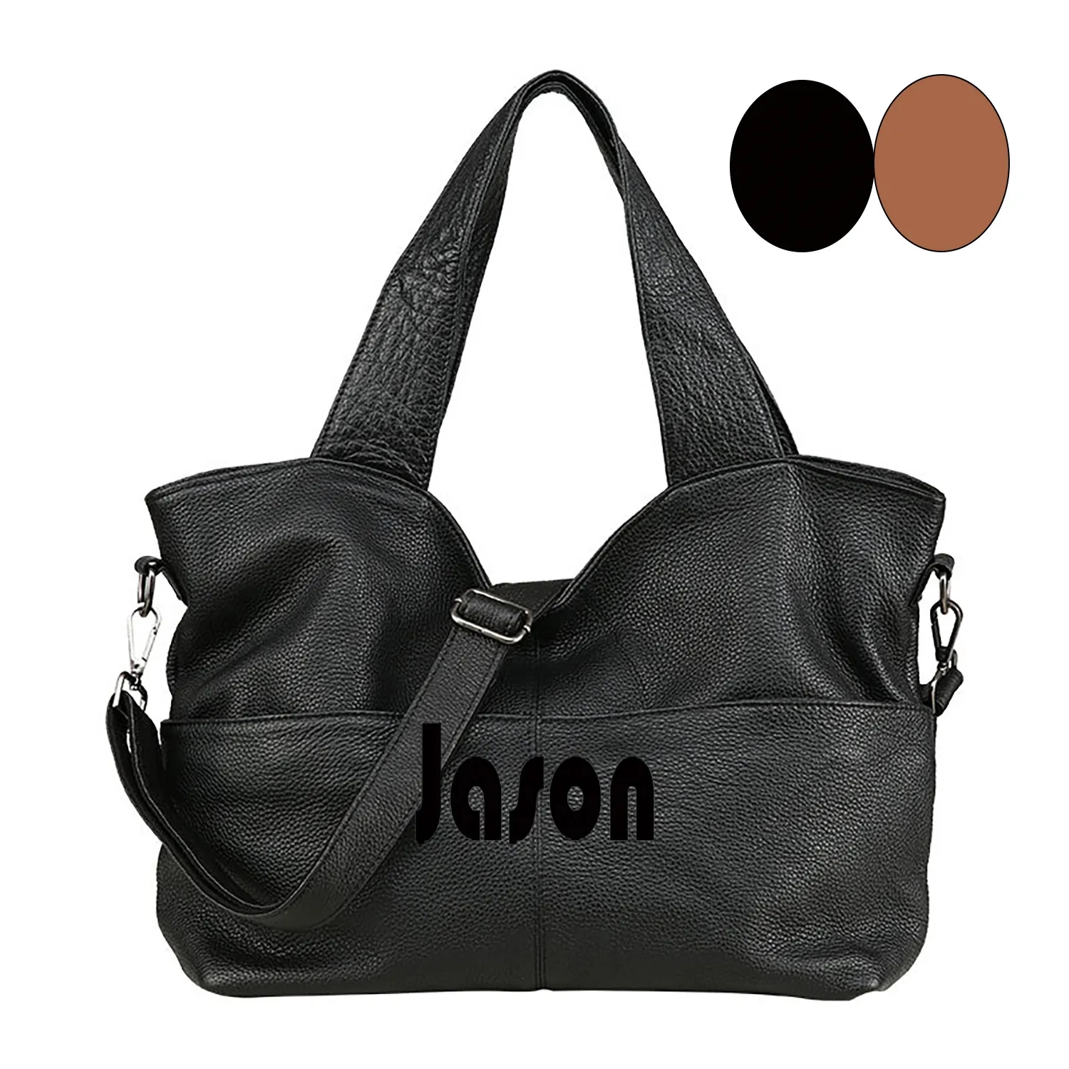 Large Capacity Vintage Genuine Leather Bag 3
