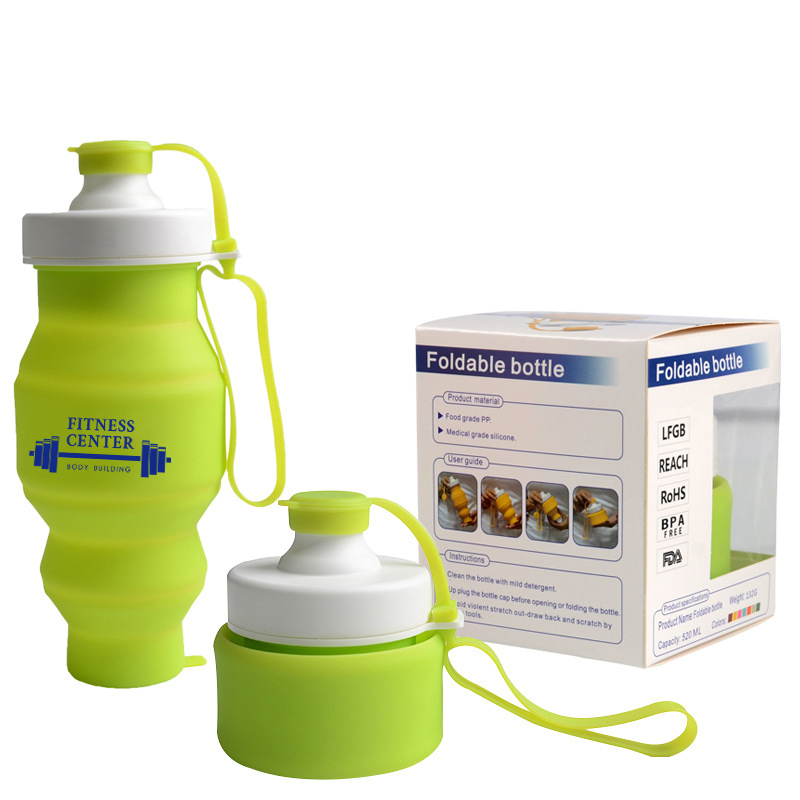 Silicone Foldable Sports Water Bottle 2