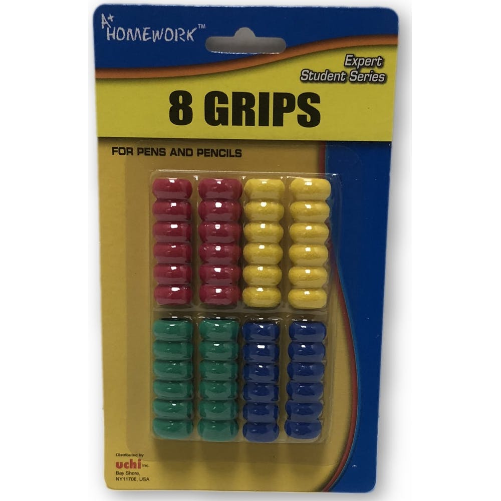 Pencil/Pen Finger Grips - 8 Count Assorted Colors 2