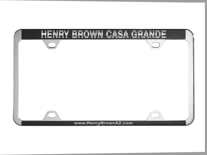 Chrome Plated License Frame