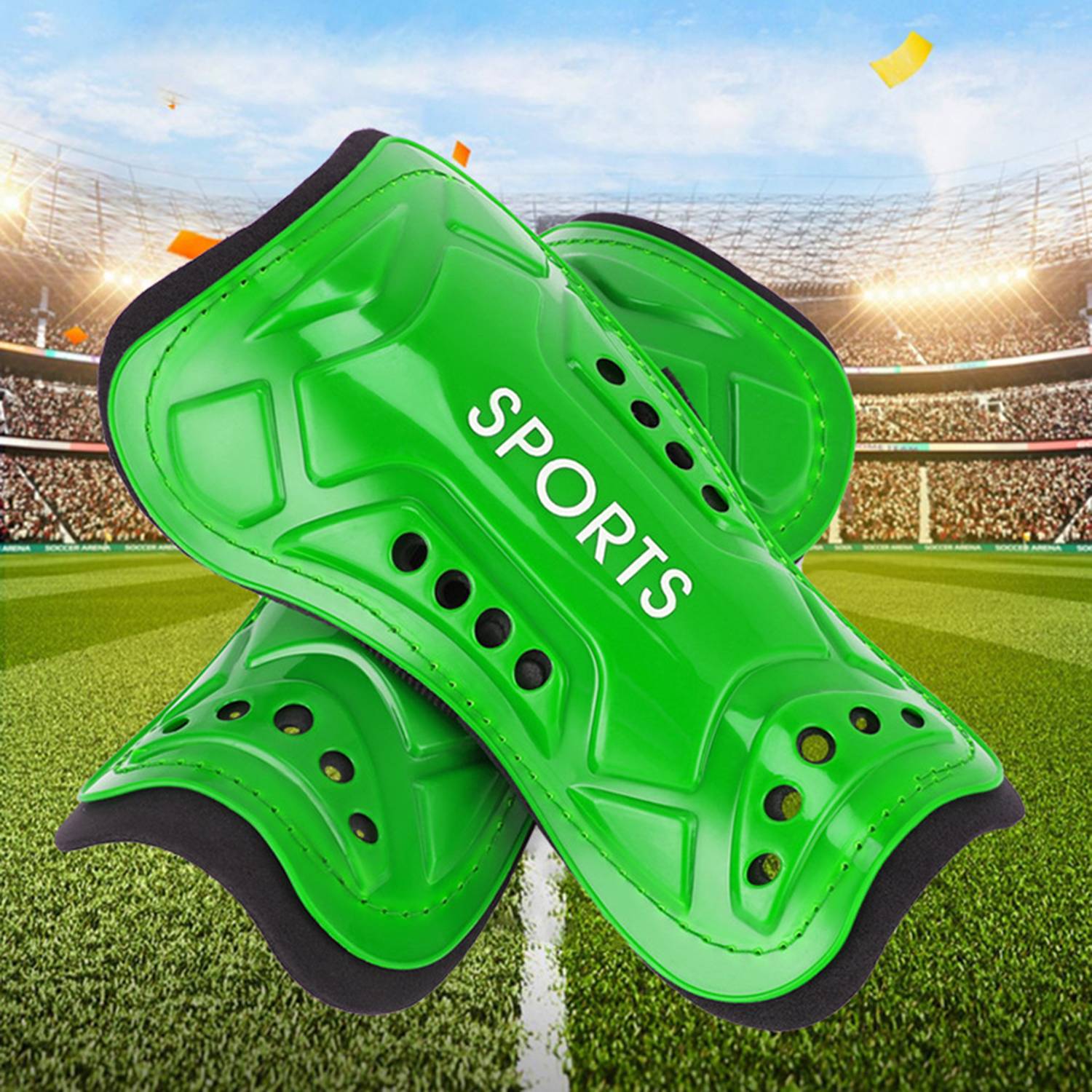 Shin Guard with Socks 4
