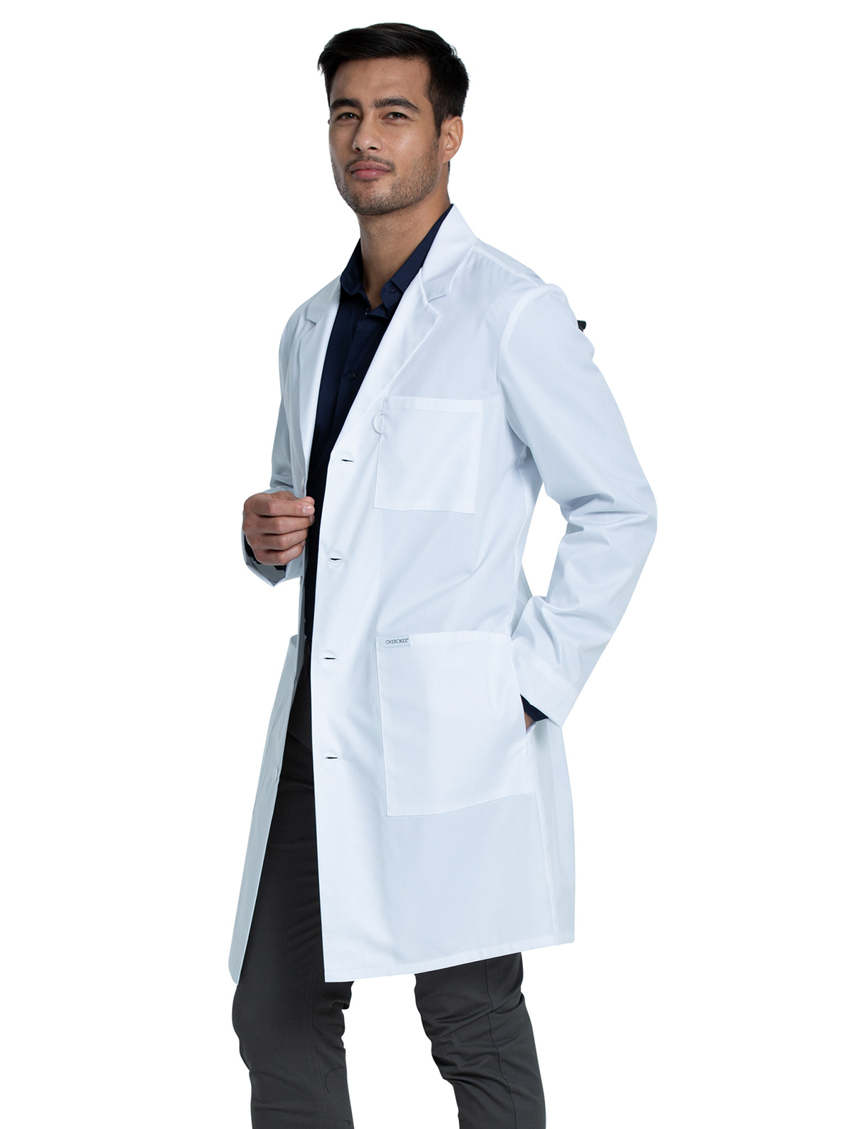 Cherokee - Project Lab - Unisex Three-Pocket 38" Full-Length Lab Coat 2