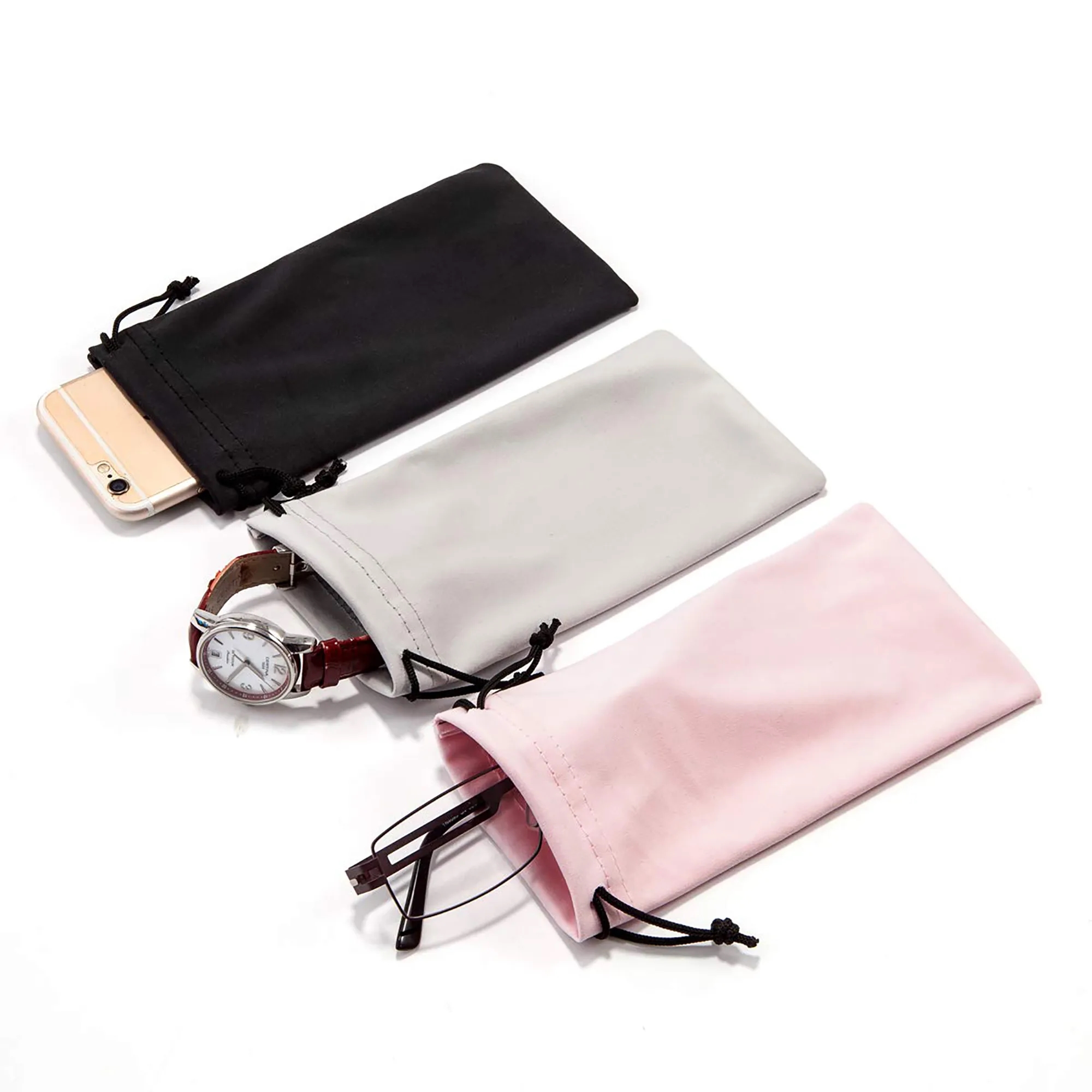 Microfiber Sunglass Drawstring Pouch 7