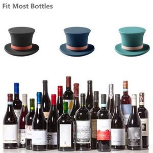 Elegant Top Hat Silicone Wine Cap Bottle Stopper 17