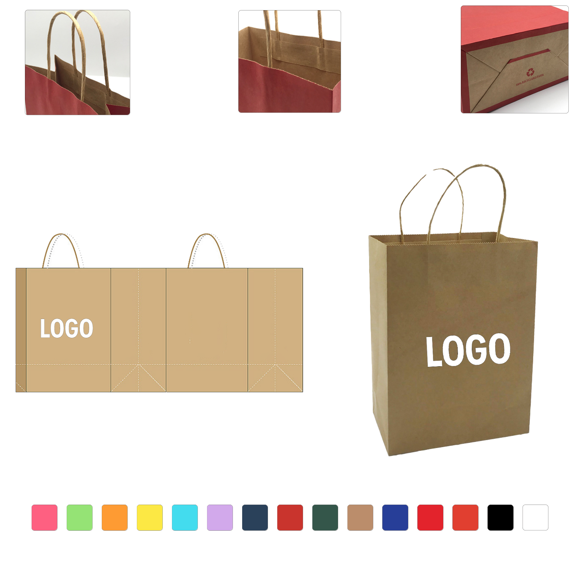 Small Handle Paper Gift Bag 2