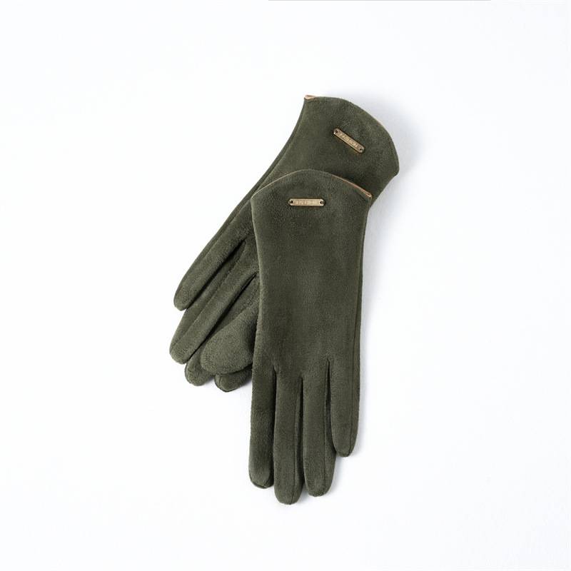 Winter Suede Gloves For Women 2