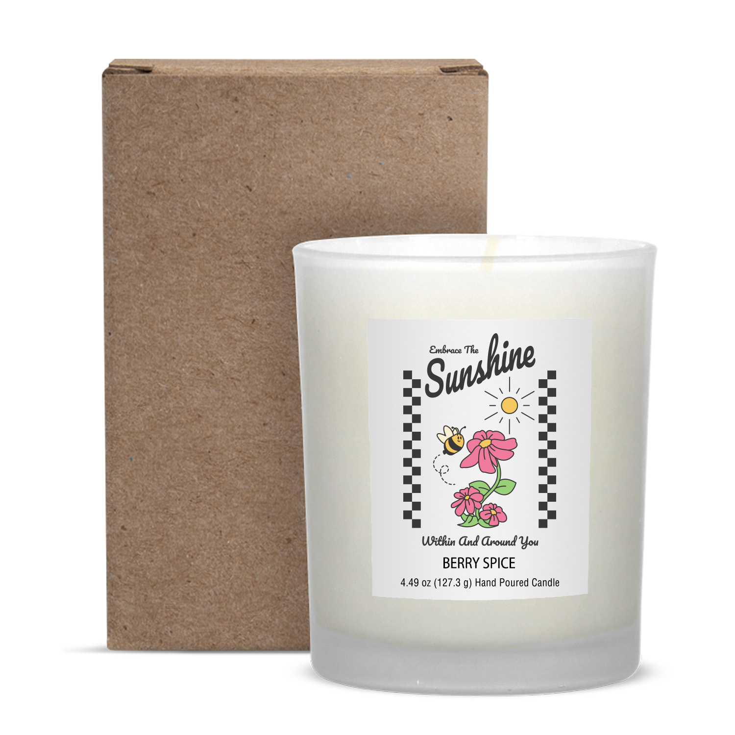 6 oz. Alora Frosted Candle 3