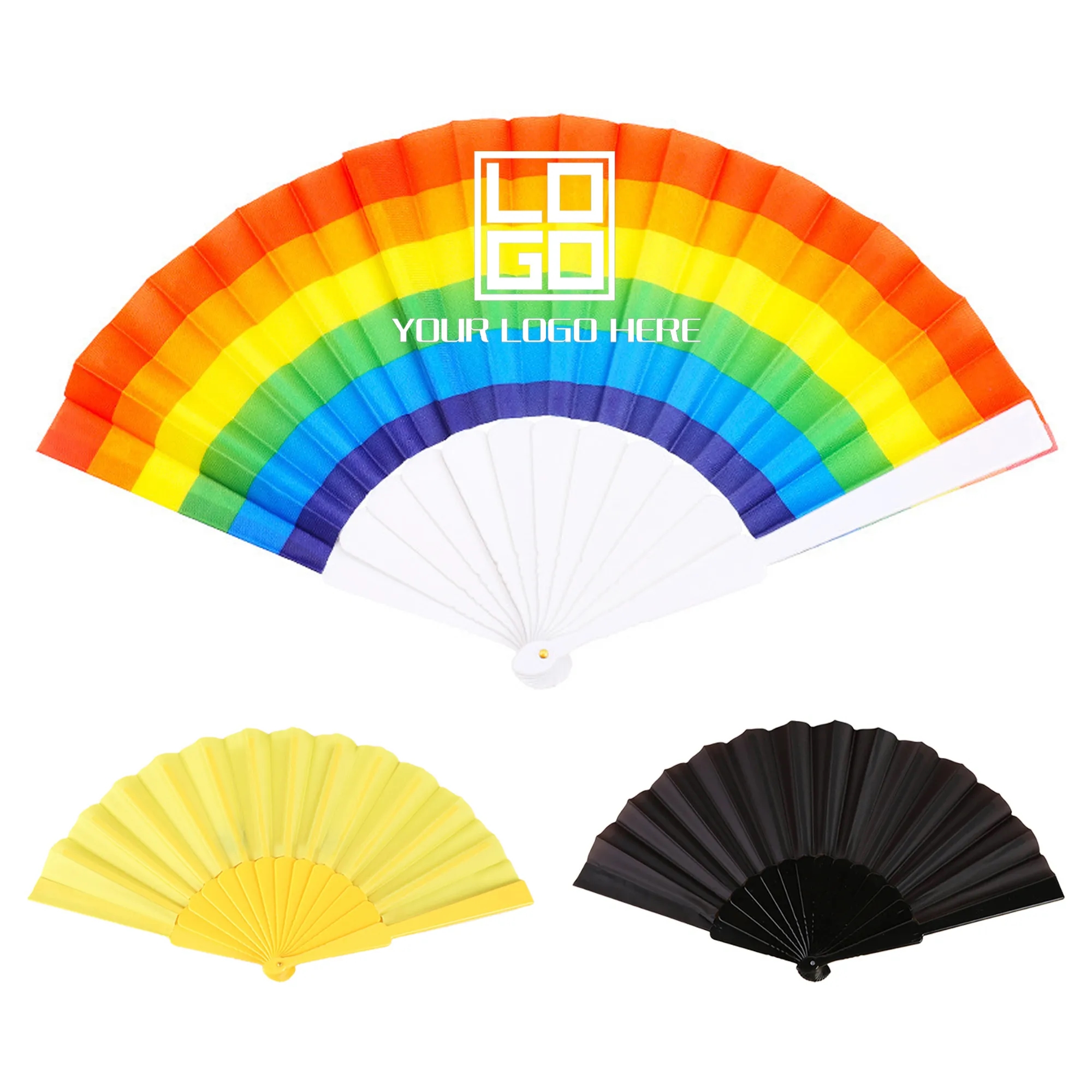 Folding Bamboo Paper Fan 2