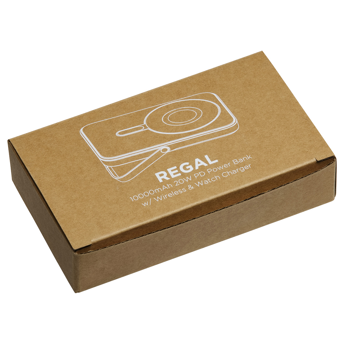 Regal 10000mAh 20W PD Power Bank w/15W Magnetic Wireless Charger, Watch Charger & Phone Stand 15