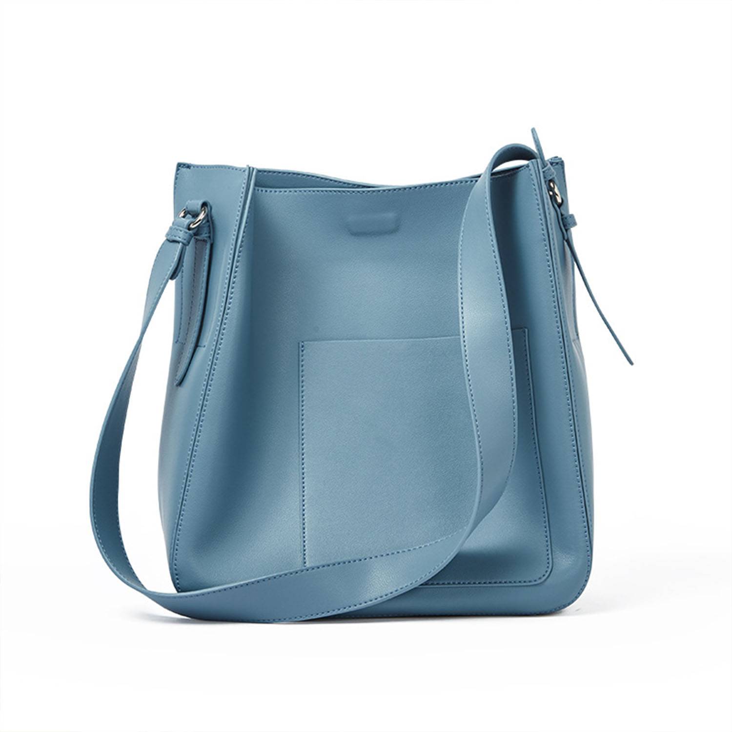 Genuine leather tote bag 1