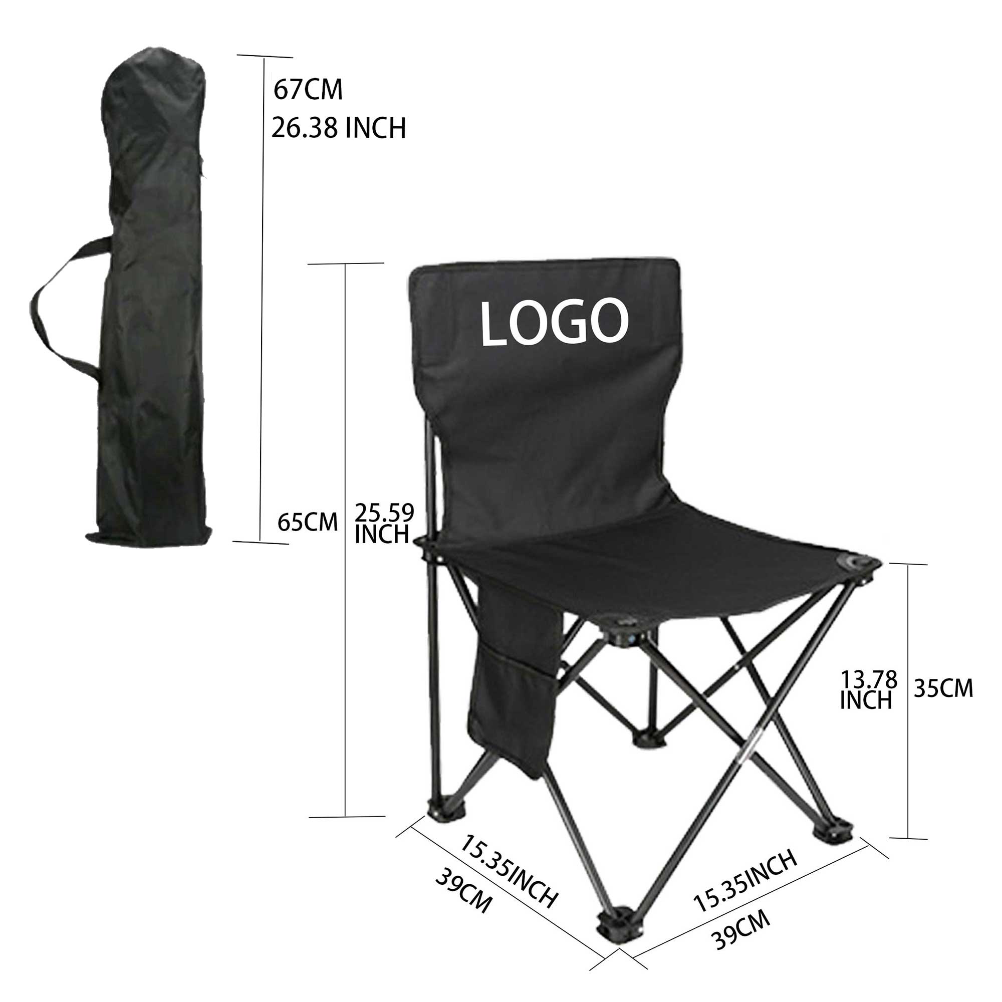 Lightweight Oxford Fabric Folding Chair 3
