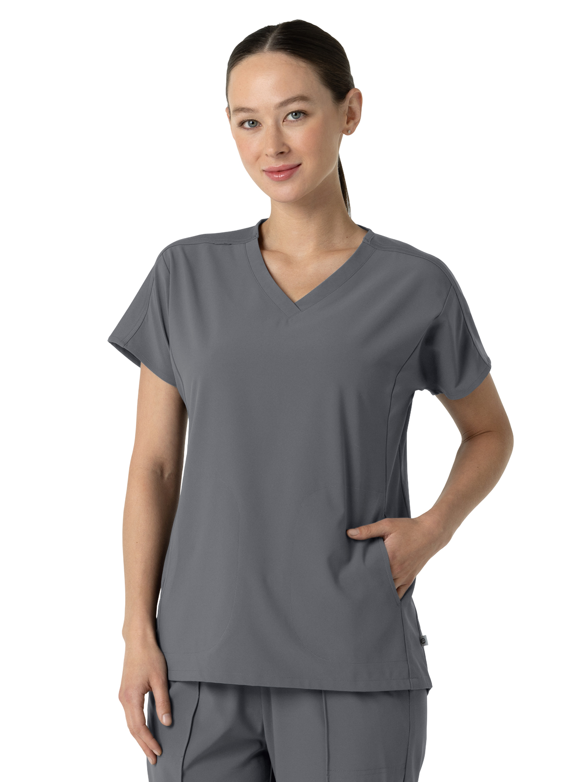 Wink - Renew - Women's Two-Pocket V-Neck Tunic Scrub Top 21