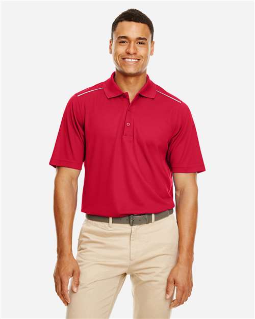 Men's Radiant Performance Piqué Polo with Reflective Piping - 88181R 19