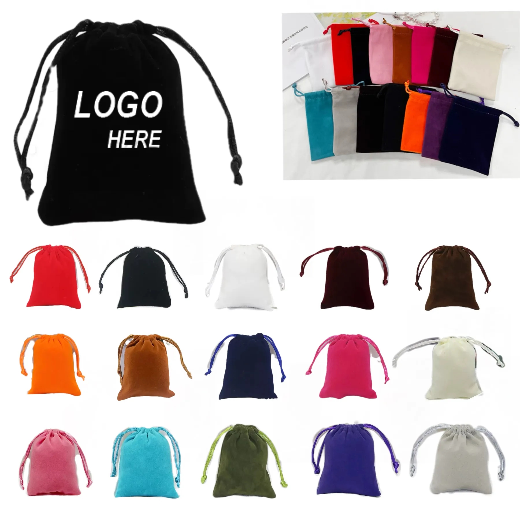 Velvet Double Drawstring Cloth Bag 4