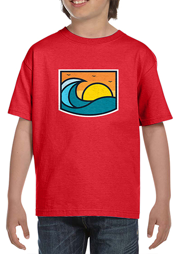 5.2 oz 100% Cotton (preshrunk) 66