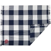 Field & Co. 100% Organic Cotton Check Throw Blanke 30