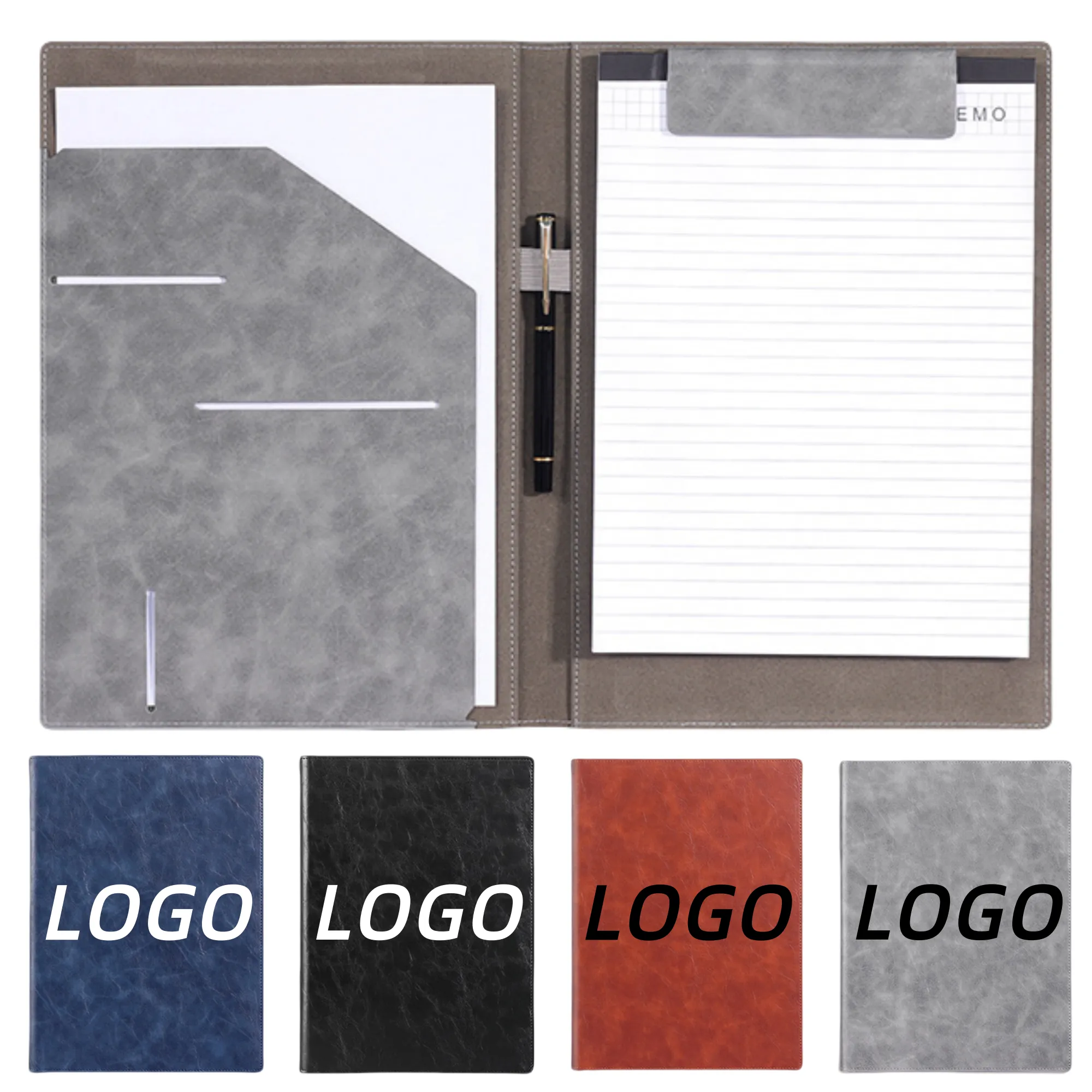 A4 Leather Multifunctional Business Folder 5