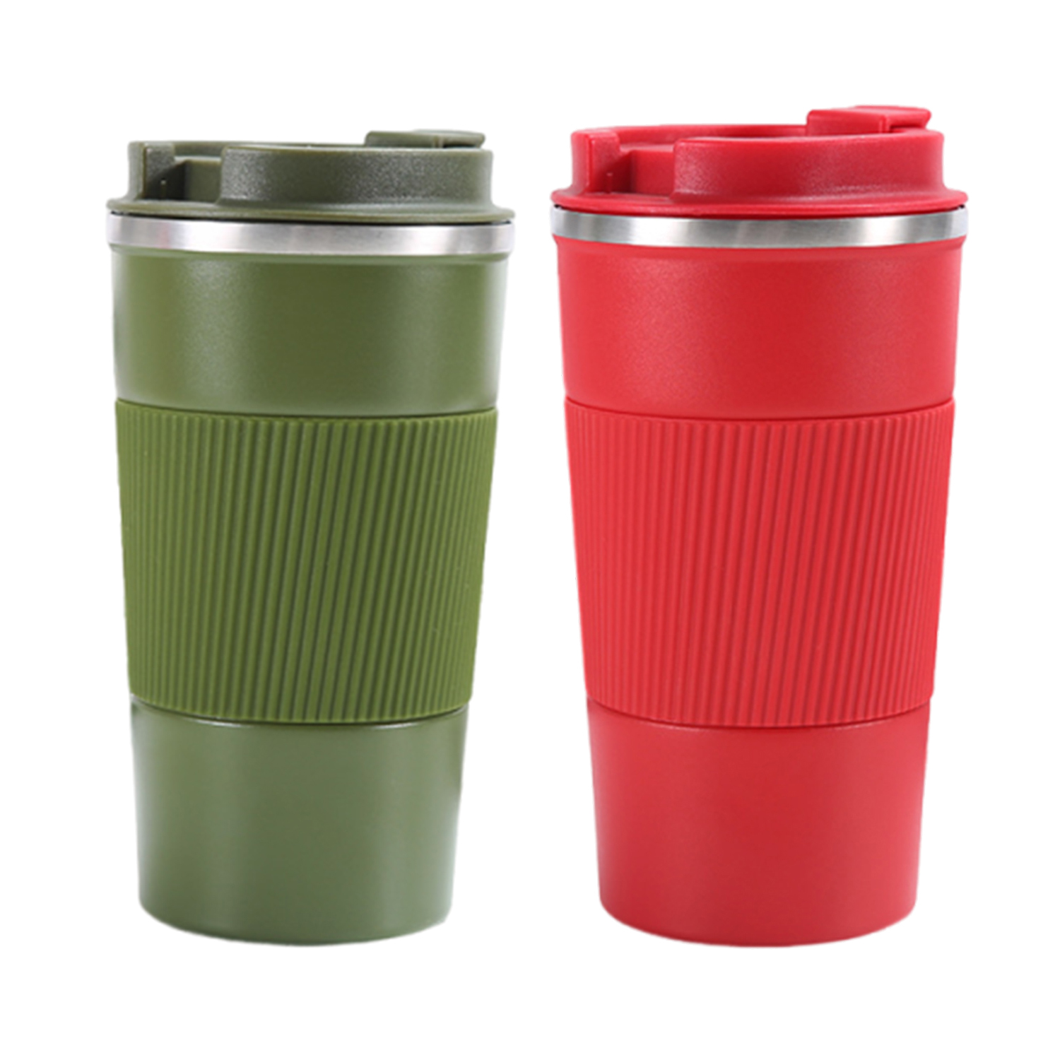 Powder Coated Stainless Steel Thermal Tumbler with Lid 8