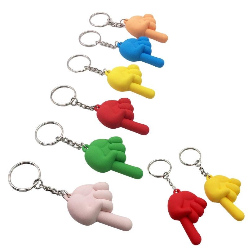 Finger Shaped Key Chain 1