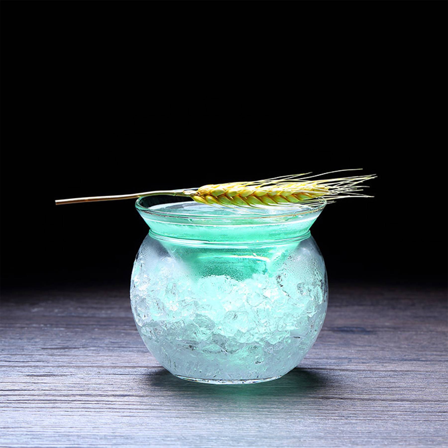7 Oz. Glass Cocktail Triangle Cup 1