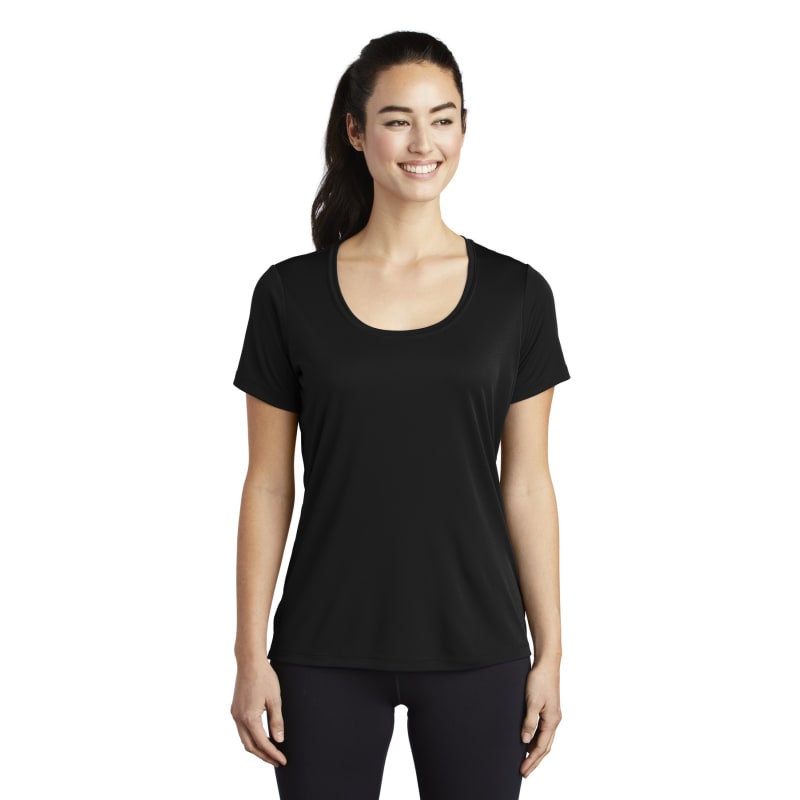 Sport-Tek Women's Posi-UV Pro Scoop Neck Tee. 18