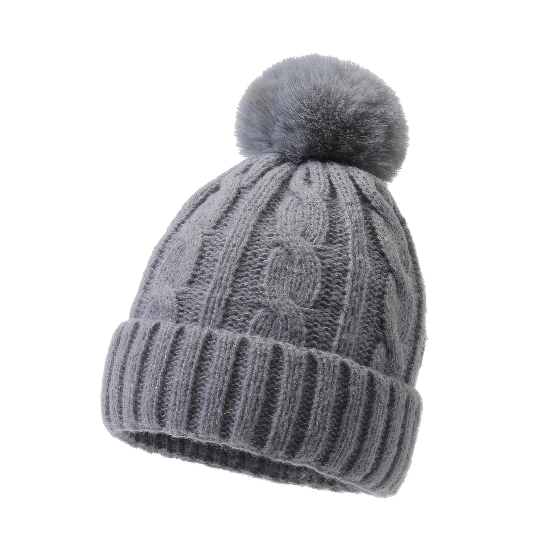 Pompom Winter Soft Warm Ski Cap 2