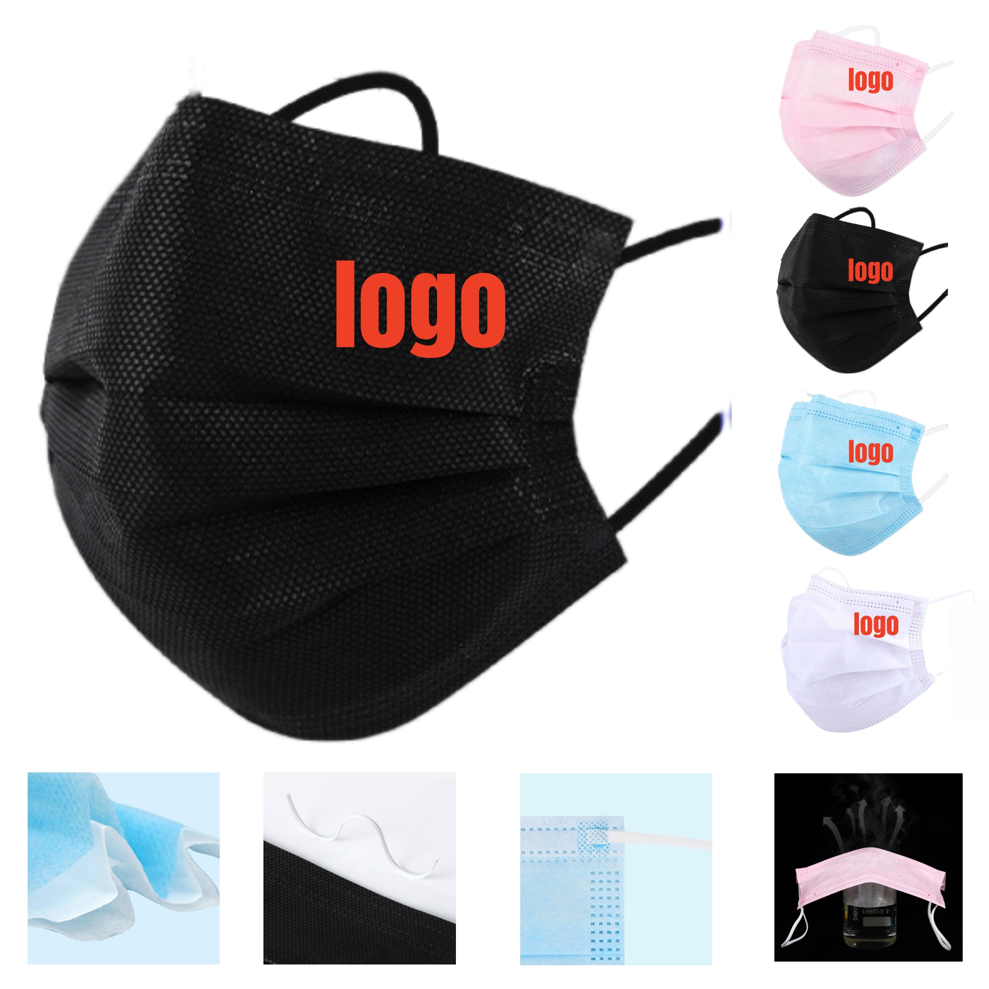 ?Branded Promotional Masks-Individually Wrapped & 100 MOQ 2
