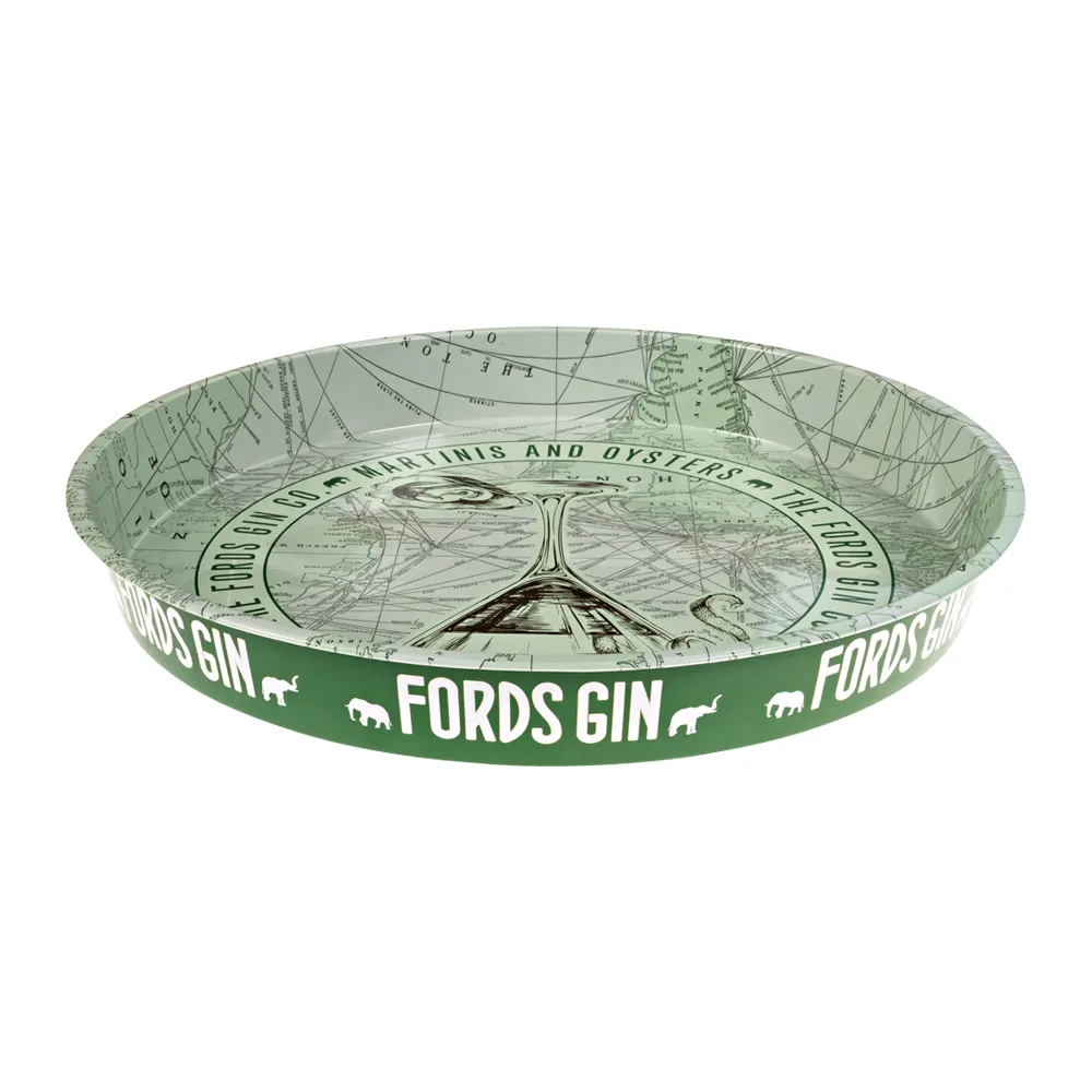 Large Round Beverage Tray 3
